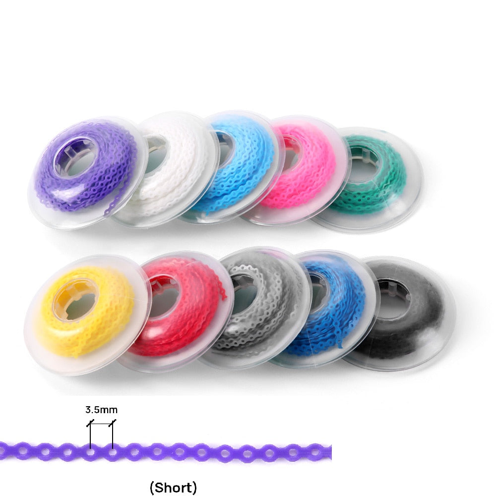 10Pcs/Pack Dental Orthodontic Power Chain Rubber Band - KiwisLove