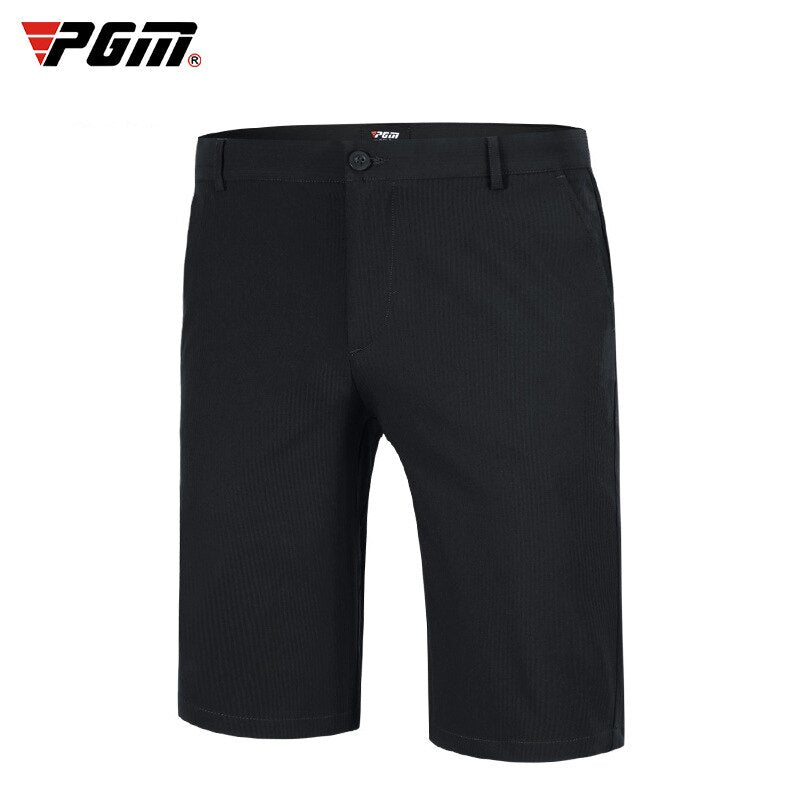 PGM Men Solid Black Golf Shorts Summer High Stretch Breathable Fabric Pants  Sports Wear Casual Clothing Suit Clothes KUZ077 - KiwisLove