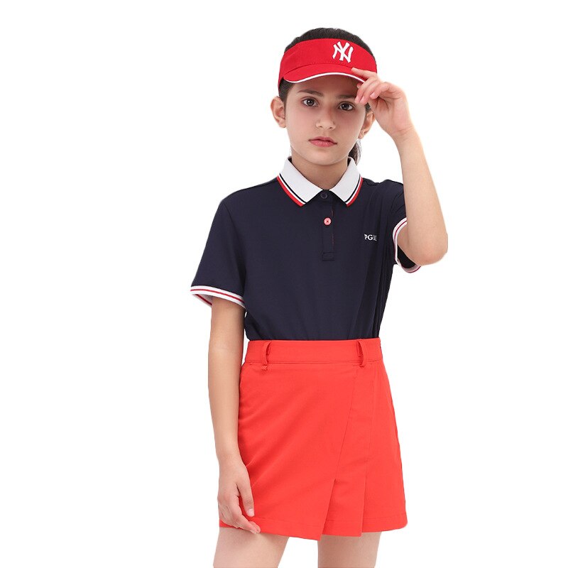 PGM Golf Skirt Girl Badminton Table Tennis Short Skirts High Waist Pleated Sport Wear Short Skirt Golf Clothing QZ070 - KiwisLove