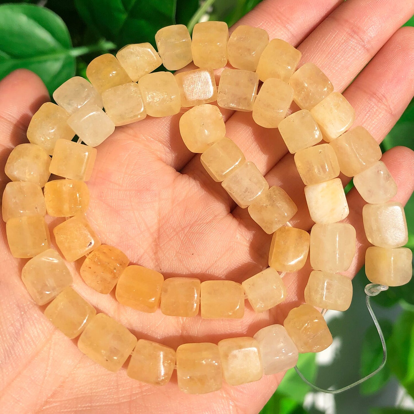 8mm Natural Stone Square Apatite Morganite Agates Tourmaline Aquamarines Loose Spacer Beads for Jewelry Making DIY Bracelet 15&#39;&#39; - KiwisLove