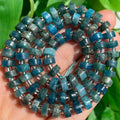 Natural Stone Jades Aquamarines Lapis Lazuli Labradorite Loose Rondelle Beads for Jewelry Making DIY Bracelet Accessories 15&#39;&#39; - KiwisLove