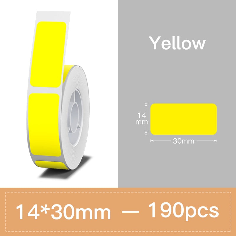 Niimbot B18 Thermal Transfer Printer PET Label Paper Keep 8-10 Years Colorful Carbon Ribbon For Thermal Portable Label Maker - KiwisLove