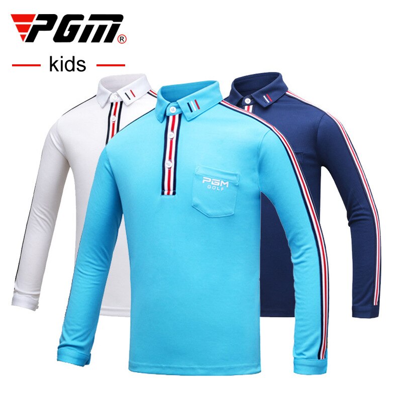 PGM Golf Boy&#39;s Wear long sleeved T-shirt Boy Girl Children&#39;s Breathable Moisture Absorption High Elastic Clothing YF087 - KiwisLove