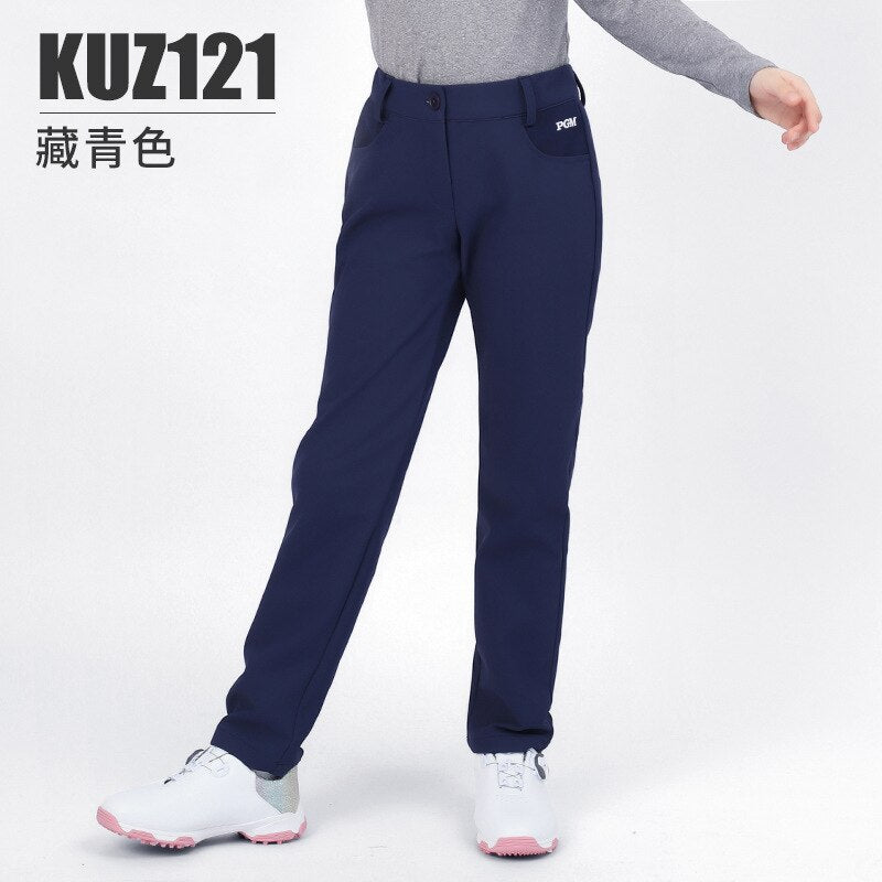 PGM Autumn Winter Waterproof Children Golf Trousers Thick Keep Warm Long Pant Boys girls Plus Velvet Golf Pants Windproof KUZ121 - KiwisLove