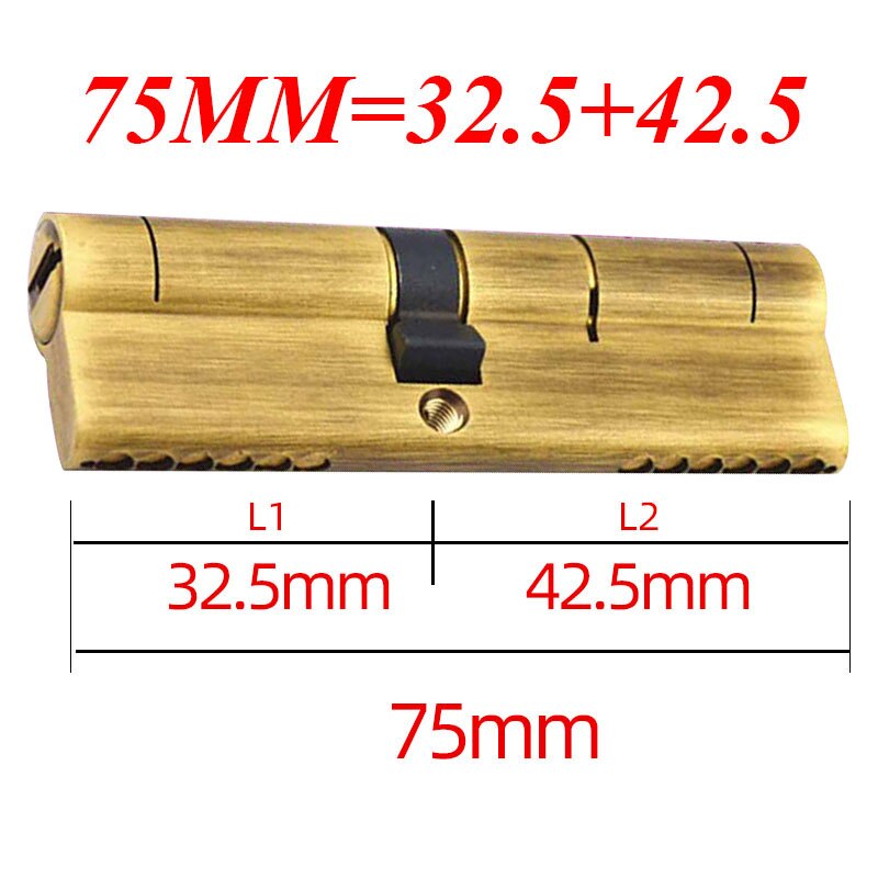 European standard cylinder lock cylinder door lock key lock anti-theft door lock entry door cylinder lock outdoor door lock - KiwisLove