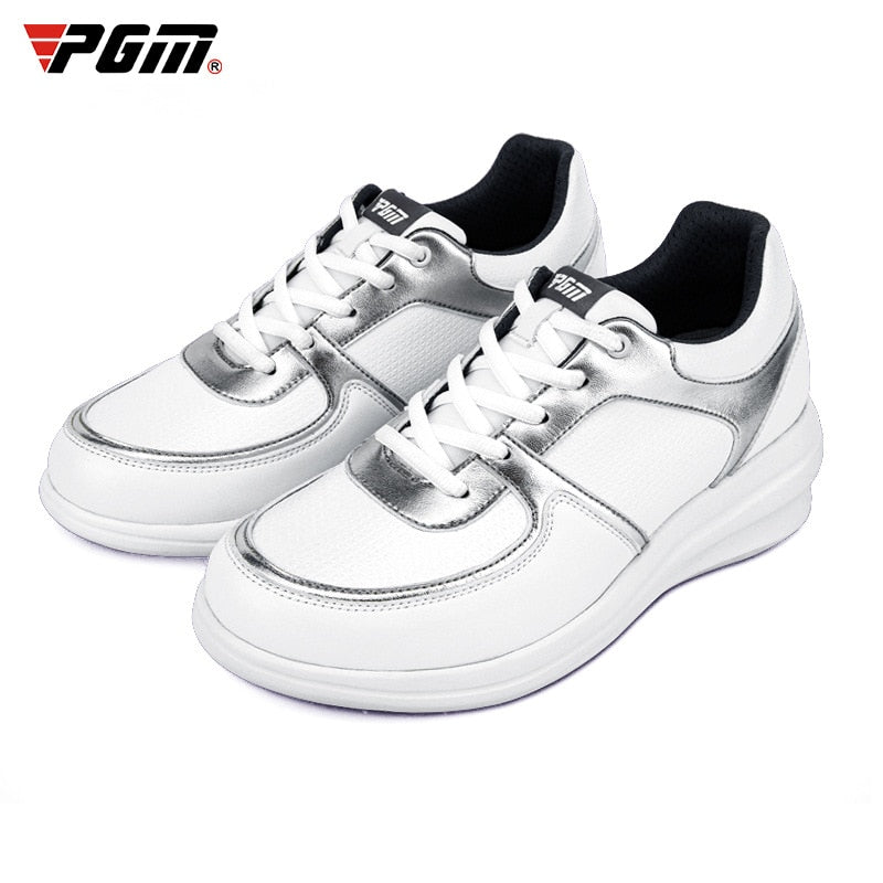 PGM Women&#39;s Golf Shoes High top Waterproof Breathable ladies inner heightened Women Sports Golf Course Non-slip Sneakers XZ148 - KiwisLove