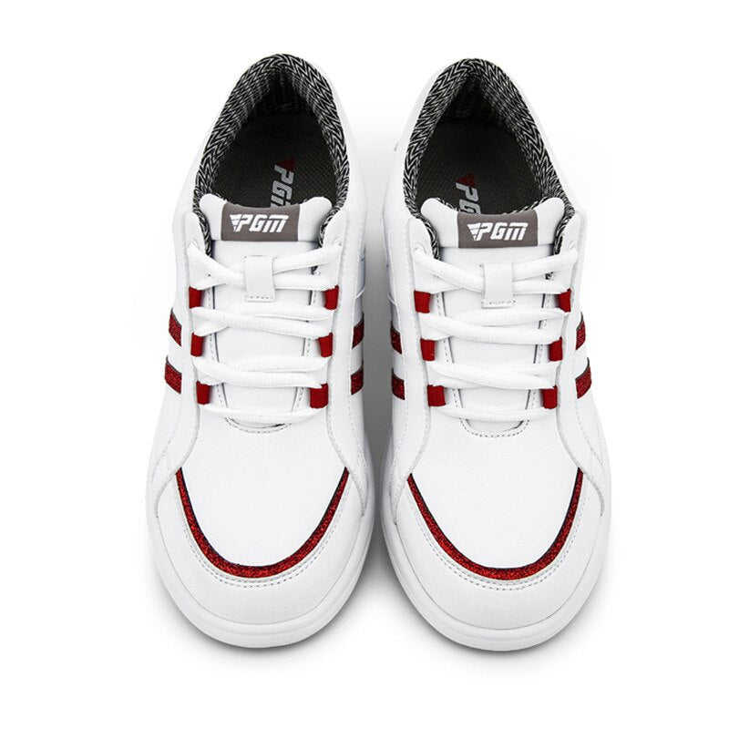 PGM Women&#39;s Golf Shoes High top Waterproof Breathable ladies inner heightened Women Sports Golf Course Non-slip Sneakers XZ147 - KiwisLove