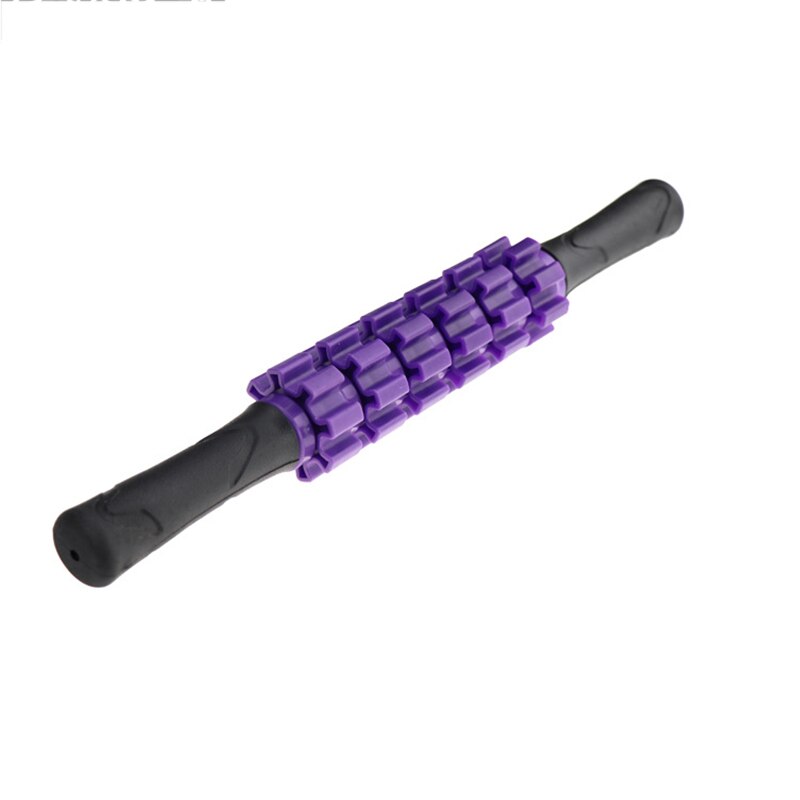 Yoga Massage Roller Stick Trigger Point 6 Wheels Body Massager Anti Cellulite Slimming Muscle Roller Relieve Stress Relax Tool - KiwisLove