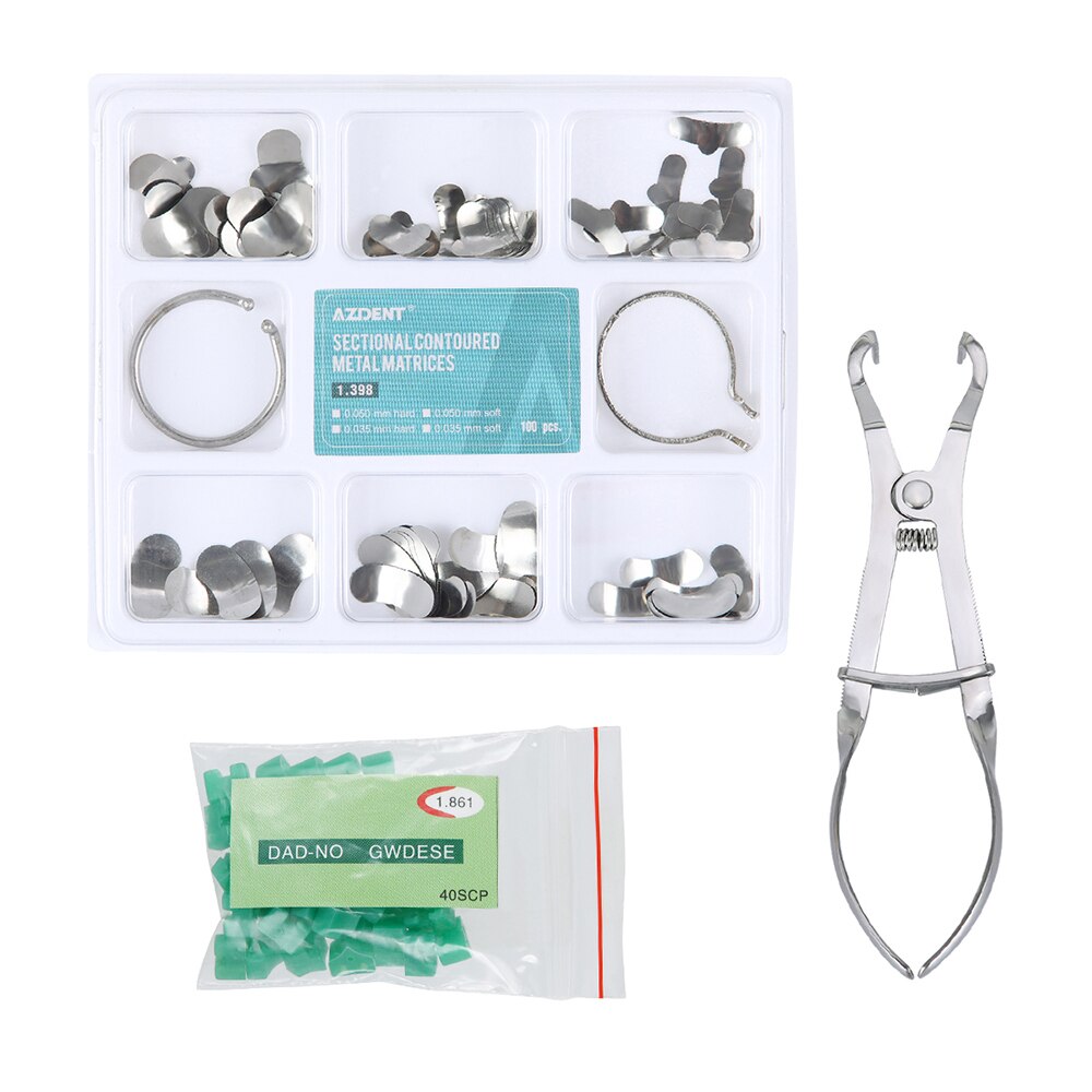 Azdent Dental Matrix Sectional Contoured 40 Pcs Silicone Add-On Wedges - KiwisLove