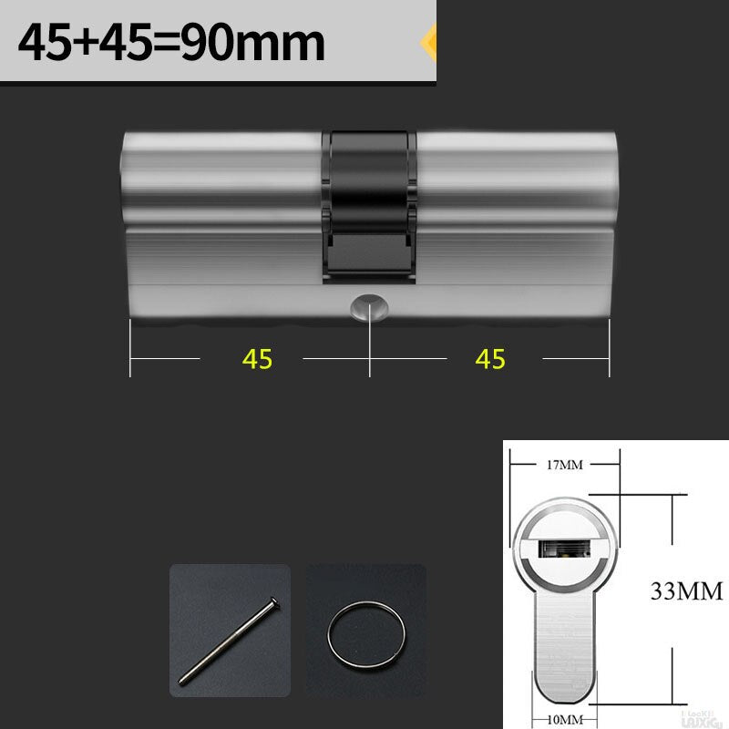 Common standard lock cylinders, cylinder locks for entry doors,  key locks.outdoor door locks,Cylinder door lock  8 alloy keys - KiwisLove