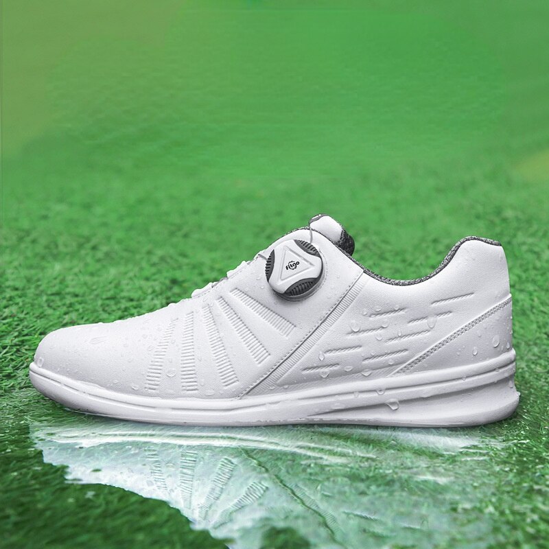 PGM Waterproof Golf Shoes Womens Shoes Lightweight Knob Buckle Shoelace Sneakers Ladies Breathable Non-Slip Trainers Shoes XZ179 - KiwisLove
