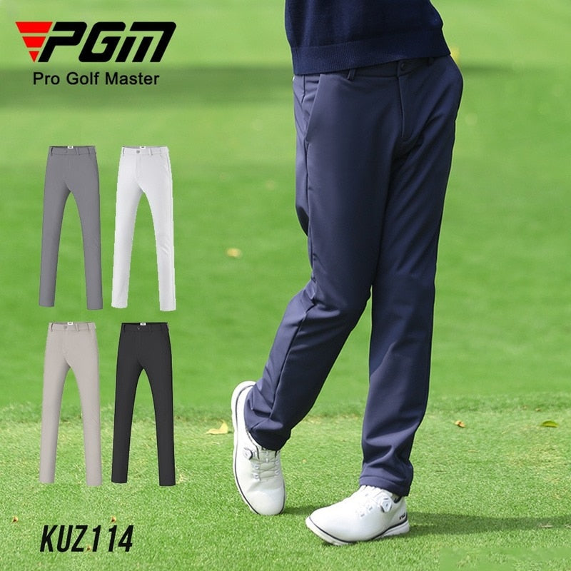 PGM Men Golf Pants Men&#39;s Autumn And Winter Sports Pants Waterproof High Elastic Trouser Golf Wear Men Clothing XXS-XXXL KUZ114 - KiwisLove