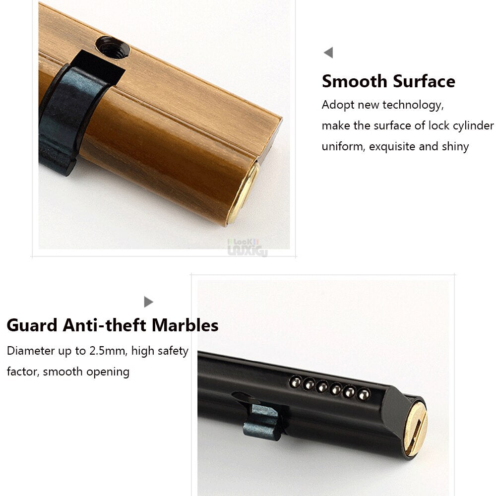 Common standard lock cylinders cylinder locks for entry doors Bedroom cylinder lock Cylinder door lock Interior door lock - KiwisLove