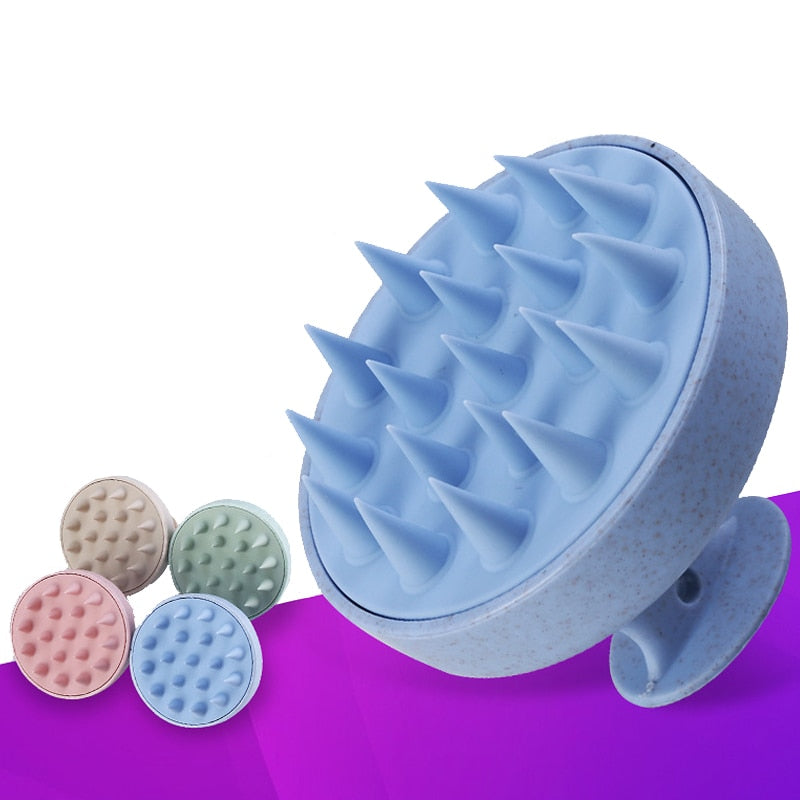 1Pcs Multifunctional Shampoo Brush Handheld Scalp Shampoo Massage Brush Shower Hair Comb Mini Head Meridian Massage Comb - KiwisLove