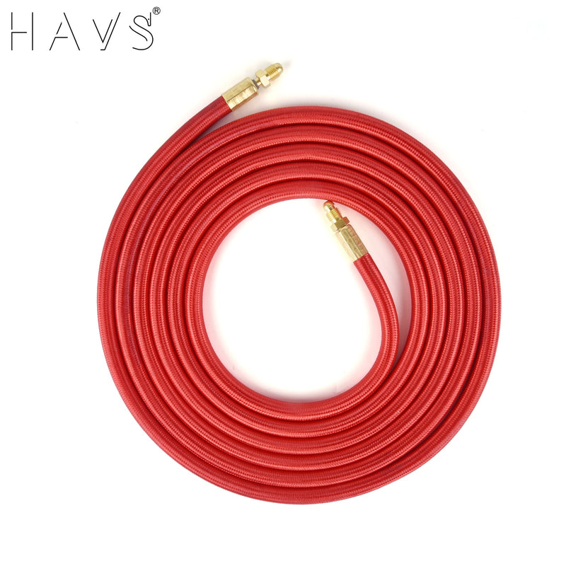 3.8m(12.5ft)/7.6m(25ft)Power Cable Gas Red Hose 57Y03R  TIG Welding Torch WP9&amp;WP17 Series