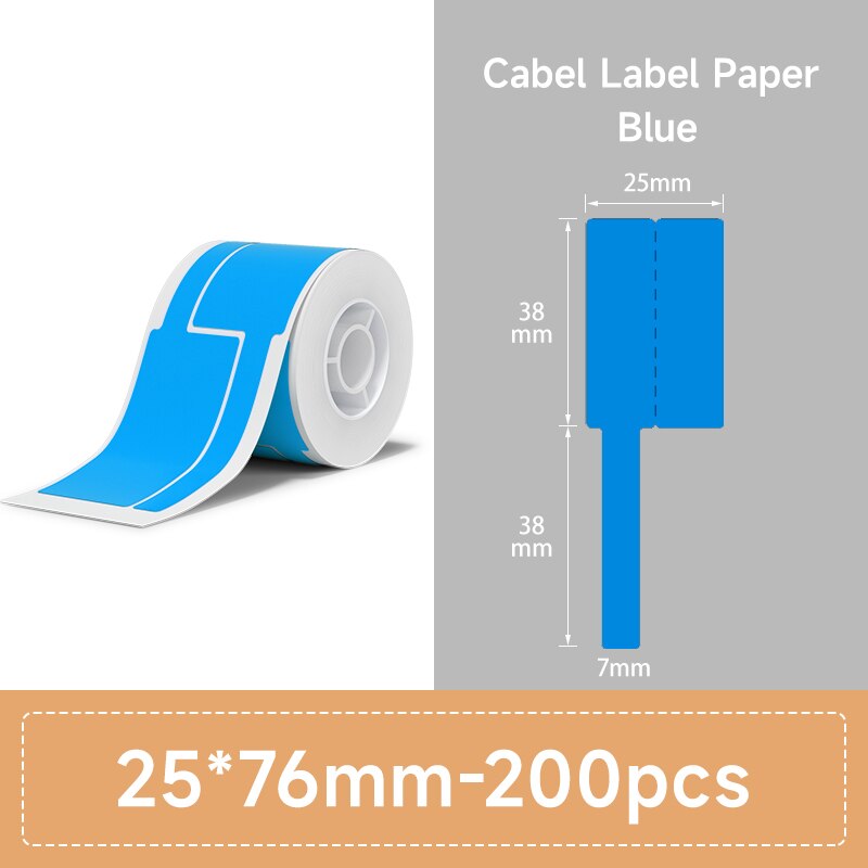 NIIMBOT B21 B3S Thermal Label 2 Rolls Clothing Price Food Self-adhesive Tag Waterproof Smart Office Pocket Printer Label Paper - KiwisLove