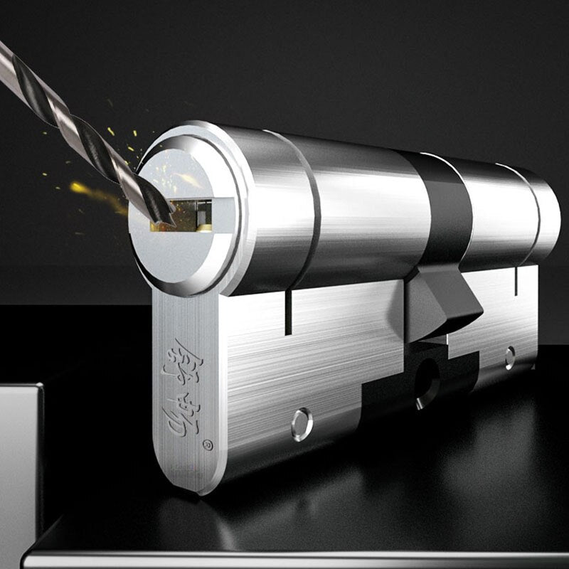 European standard Lock cylinder 10 keys Door lock Outdoor door lock Entry door lock Anti-theft door lock Cylinder lock - KiwisLove