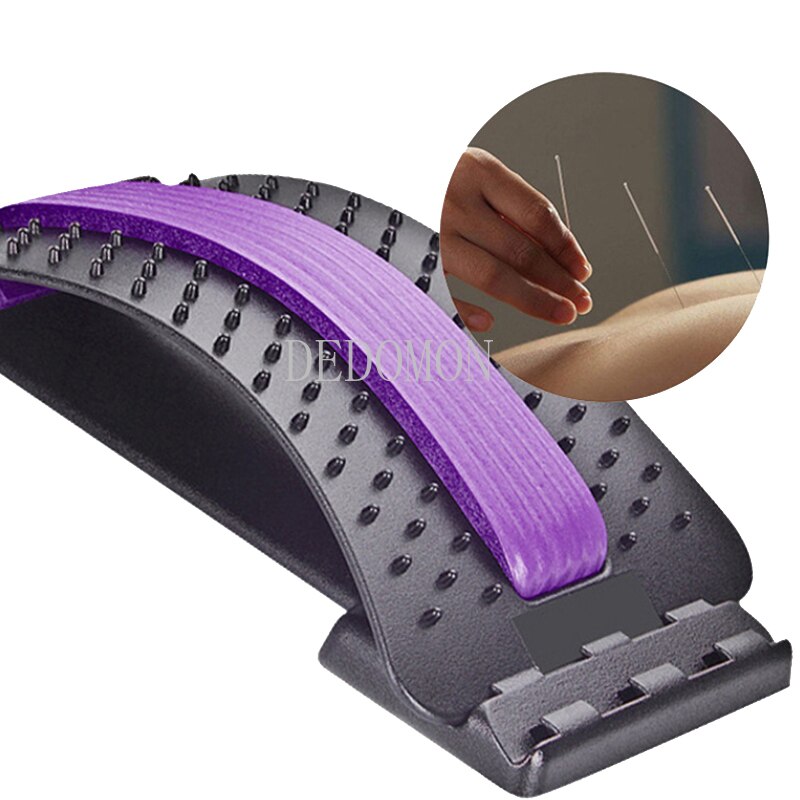 Back Massager Stretcher Equipment Massage Tools Massageador Magic Stretch Fitness Lumbar Support Relaxation Spine Pain Relief - KiwisLove
