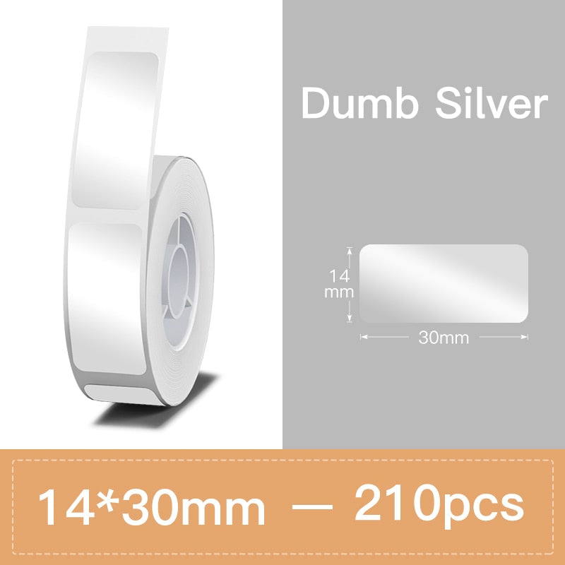 Niimbot B18 Thermal Transfer Printer PET Label Paper Keep 8-10 Years Colorful Carbon Ribbon For Thermal Portable Label Maker - KiwisLove