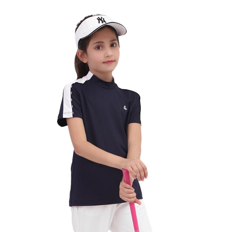 PGM Golf Apparel Summer Short-sleeved T-shirt Sports Wear Quick-drying Girl Jersey Digital Breathable Mesh Clothing Tops YF410 - KiwisLove