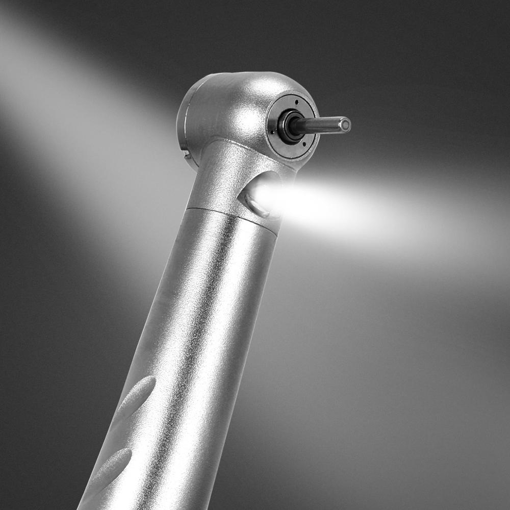 2/4 Holes Azdent Dental LED High Speed Handpiece Standard Head Push Button - KiwisLove