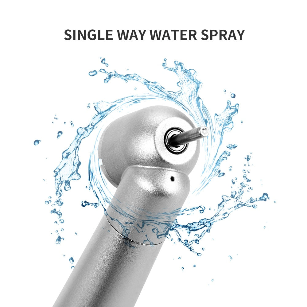 Dental 45 Degree Standard Push Button High Speed  45° Surgical Handpiece Single Way Spray 2 / 4Hole For Block Tooth/Wisdom - KiwisLove