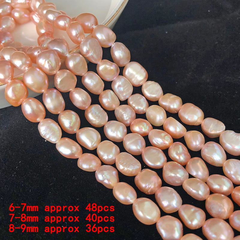 Natural Freshwater Pearl Beads Grey Black Pink Irregular Pearls Beads for Jewelry Making DIY Bracelet Necklace Handmade Crafts - KiwisLove