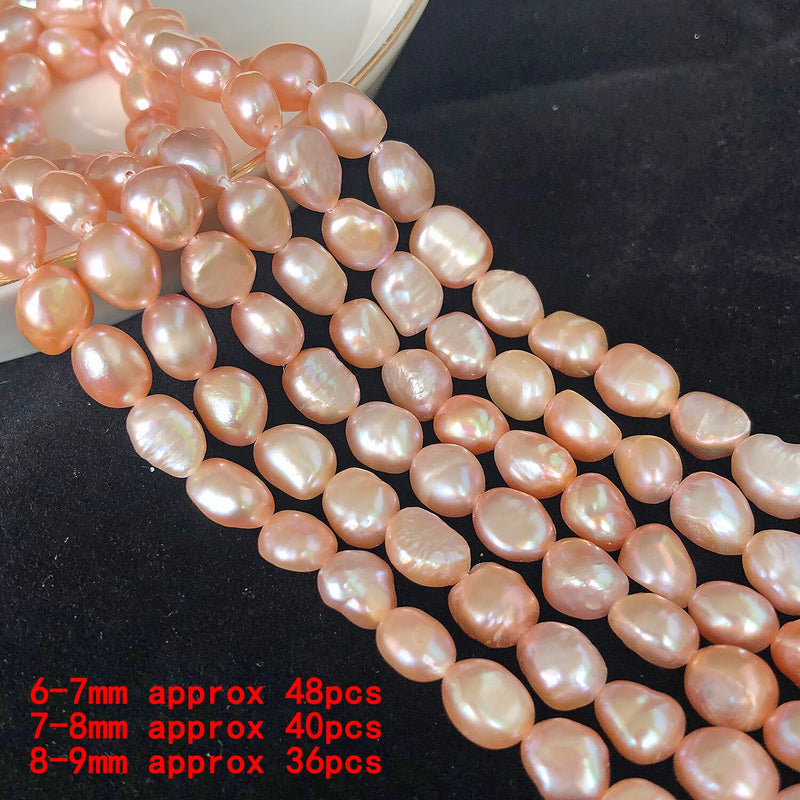 Natural Freshwater Pearl Beads Grey Black Pink Irregular Pearls Beads for Jewelry Making DIY Bracelet Necklace Handmade Crafts - KiwisLove