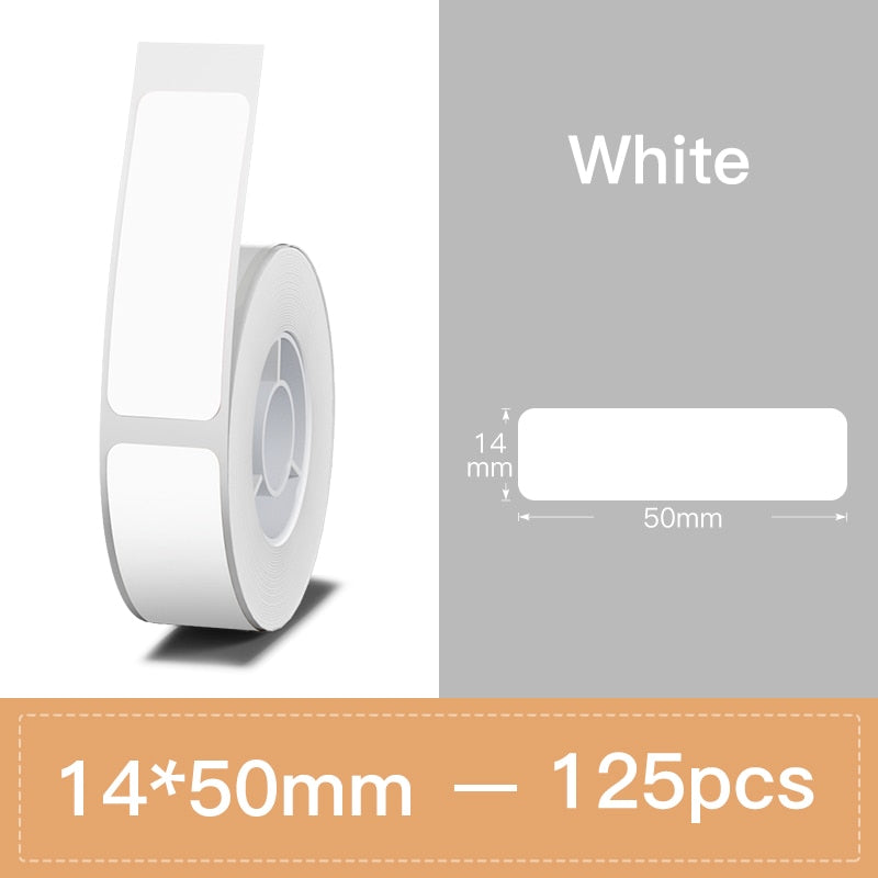 Niimbot B18 Thermal Transfer Printer PET Label Paper Keep 8-10 Years Colorful Carbon Ribbon For Thermal Portable Label Maker - KiwisLove