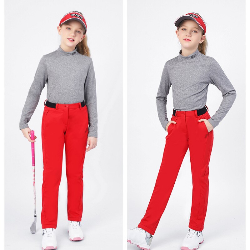 PGM Autumn Winter girls Shirt Long Sleeve Golf Clothing Keep Warm Outdoor Sports Bottoming-Shirt Ladies Slim Fit T Shirts YF415 - KiwisLove