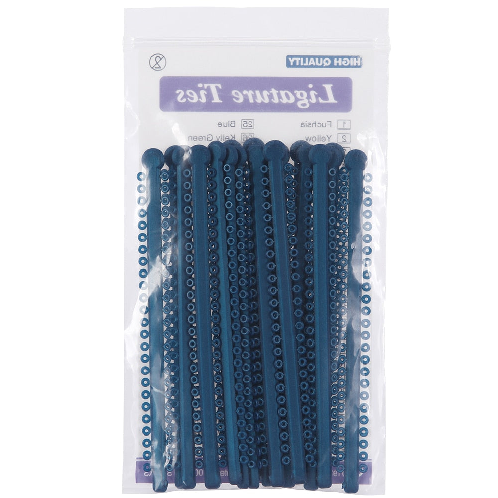Azdent Dental Orthodontic Ligature Ties Elastic Rubber Ligature Ties (1Pack=1000 Circles=20Sticks) / Power Chain (Just 1 PC ) - KiwisLove