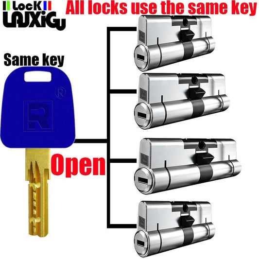 All locks use the same key, one key opens all locks Door lock Lock cylinder Door cylinder lock Entrance door lock Cylinder lock - KiwisLove