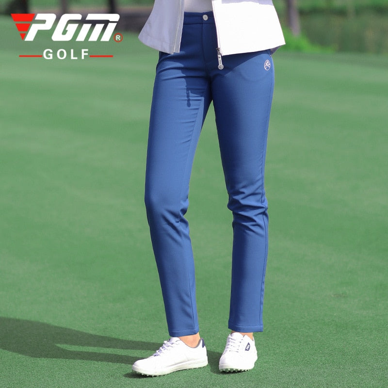 PGM Autumn Winter Waterproof Women Golf Trousers Thick Keep Warm Long Pant Plus Velvet Golf Ball Pants Windproof Tennis Clothing - KiwisLove