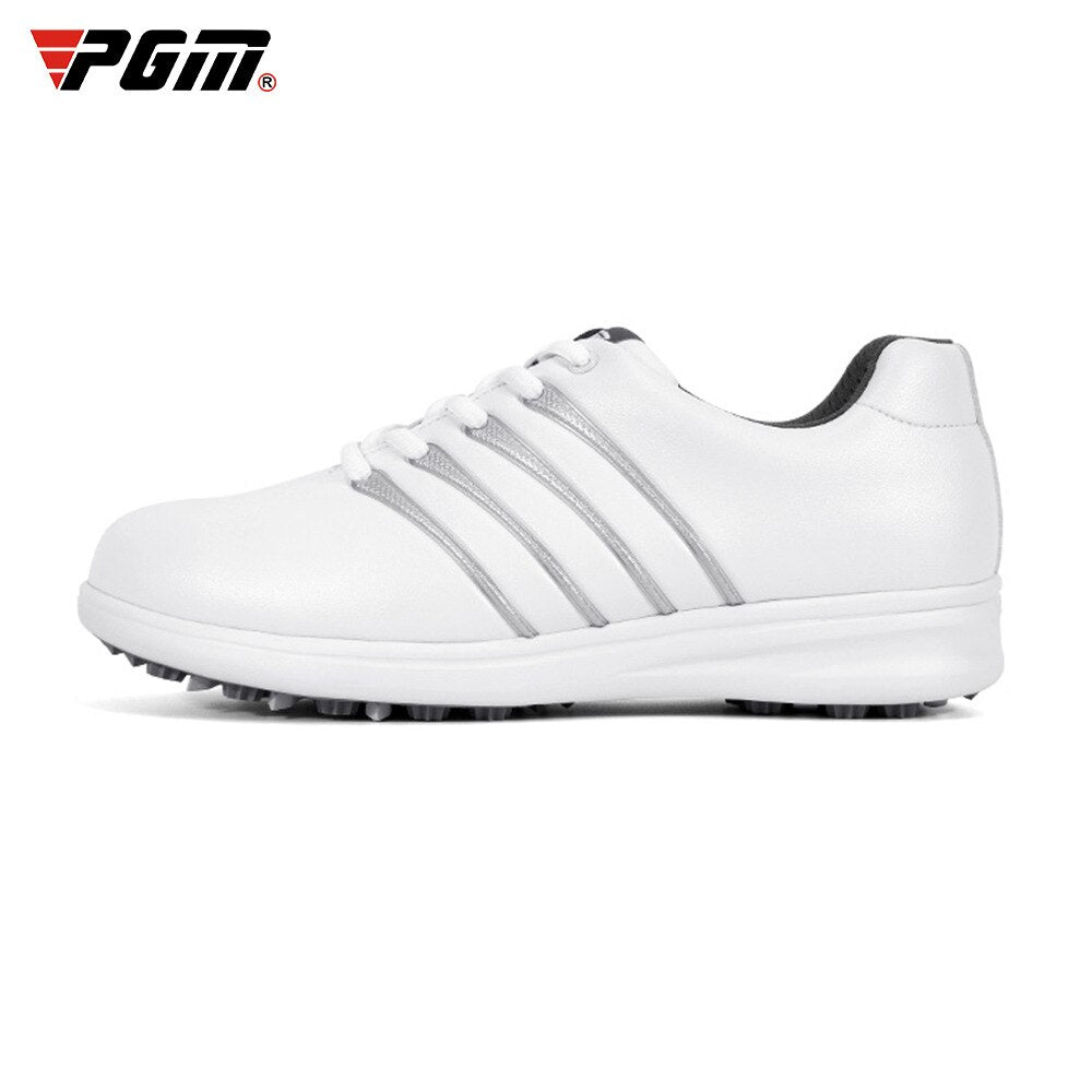 PGM Golf Shoes Women&#39;s Waterproof Hidden Heel Sport ShoesBreathable Non-Slip Trainers Shoes XZ157 - KiwisLove
