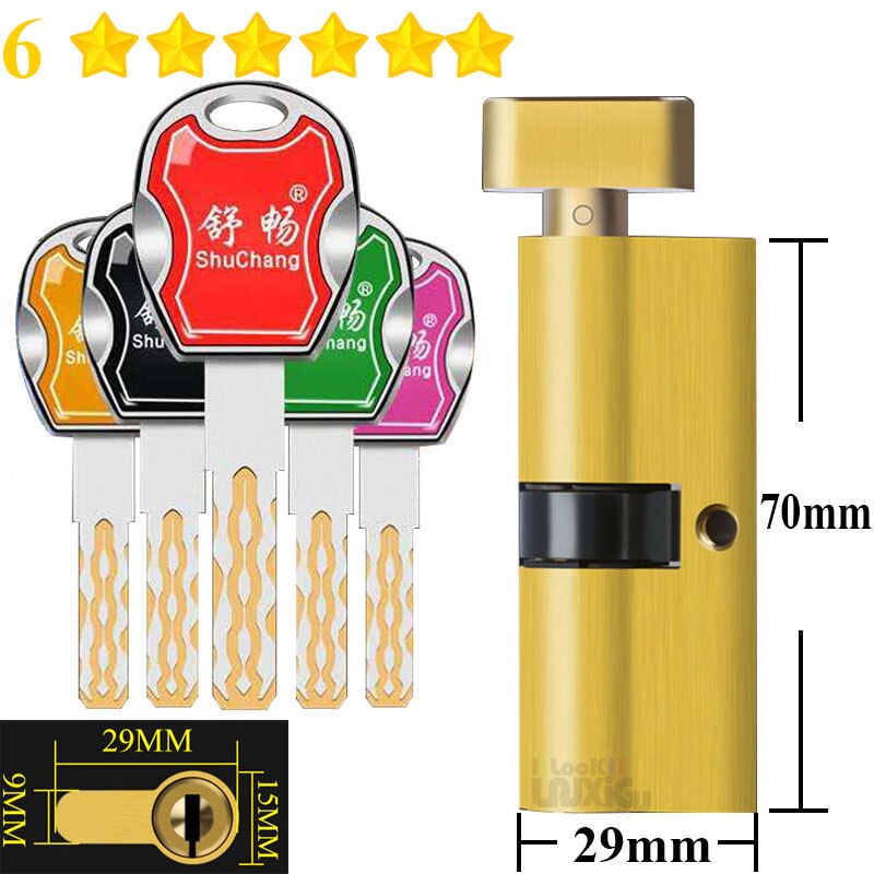 Common standard lock cylinders cylinder locks for entry doors Bedroom cylinder lock Cylinder door lock Interior door lock - KiwisLove
