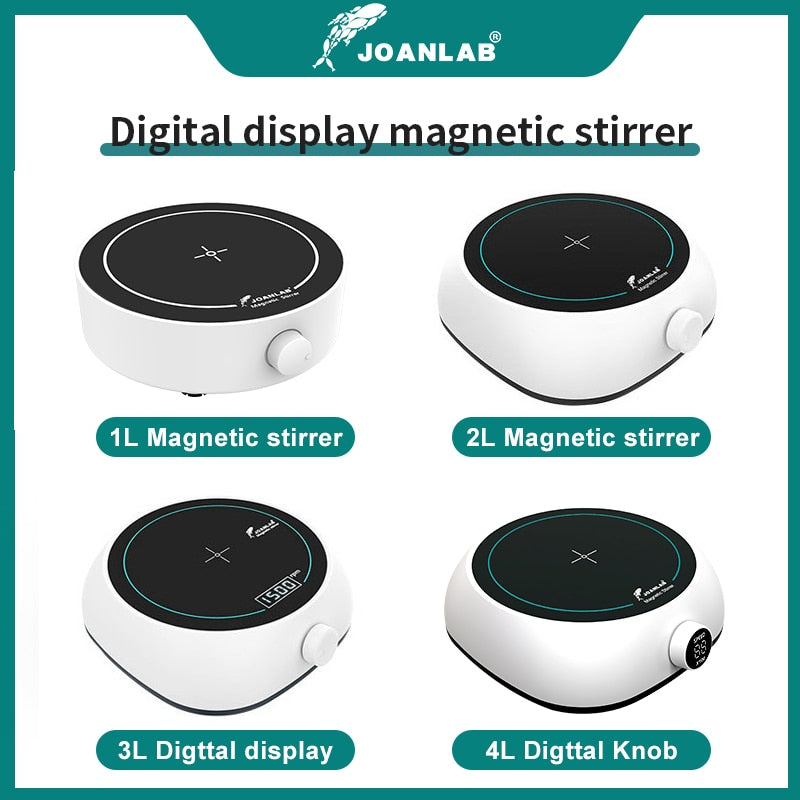 JOANLAB Official Store Digital Display Magnetic Stirrer Lab Equipment Magnetic Agitator Magnetic Mixer 110v - 220v With Stir Bar - KiwisLove