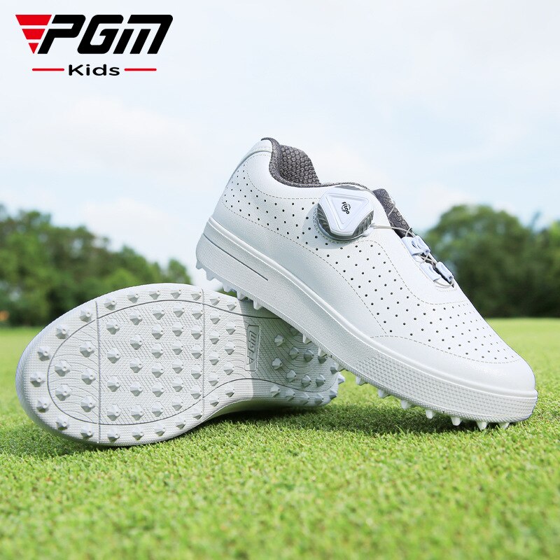 PGM Kids Golf Shoes Boys Girls Anti-slip Light Weight Soft and Breathable Universal Outdoor Children&#39;s Sports Shoes XZ225 - KiwisLove
