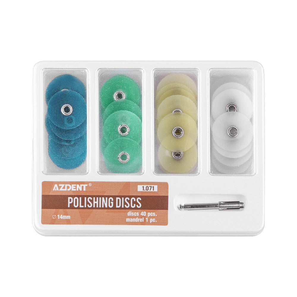 Azdent Dental Polishing Discs Gross Reduction Contouring Mandrel Stripes Set Materials Teeth Whitening - KiwisLove