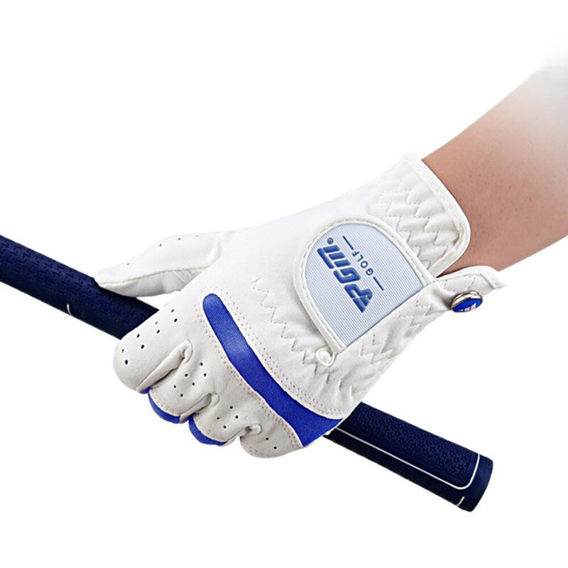 PGM 1 Pair Kids Golf Gloves with Mark Boys Girls Superfiber Cloth Sport Hand Glove Wear Breathable Training Protective ST024 - KiwisLove