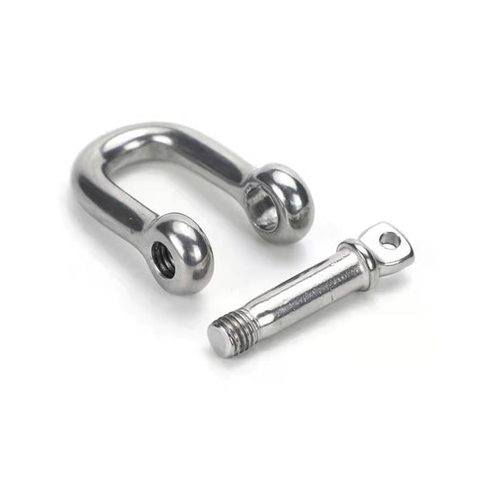 1 pcs 316 stainless steel Dee shackles D shackle Antirust screw for towing sale lifting and lifting Marine Lug M4-M32 - KiwisLove