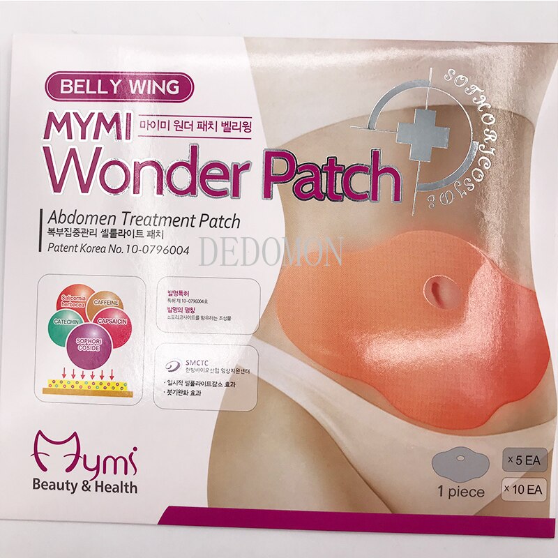 10PCS Wonder Patch Quick Slimming Patch Belly Slim Patch Abdomen Slimming Fat Burning Navel Stick Weight Loss Slimer Tool - KiwisLove