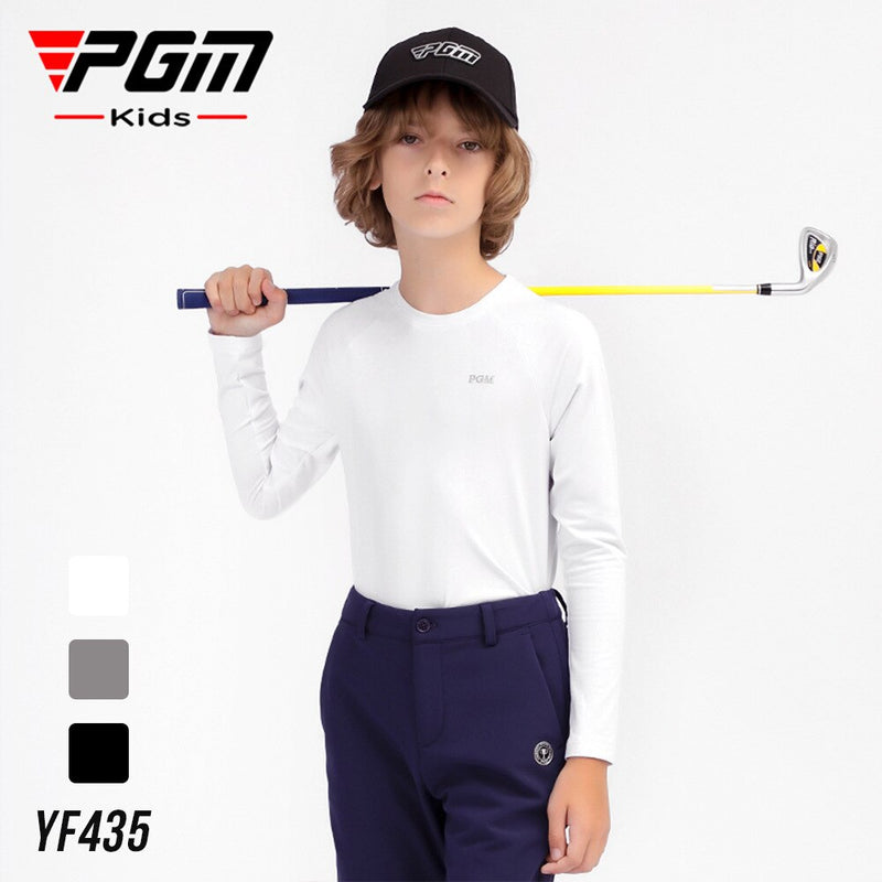 PGM Autumn Winter Boys Shirt Long Sleeve Golf Clothing Keep Warm Outdoor Sports Bottoming-Shirt Ladies Slim Fit T Shirts YF435 - KiwisLove