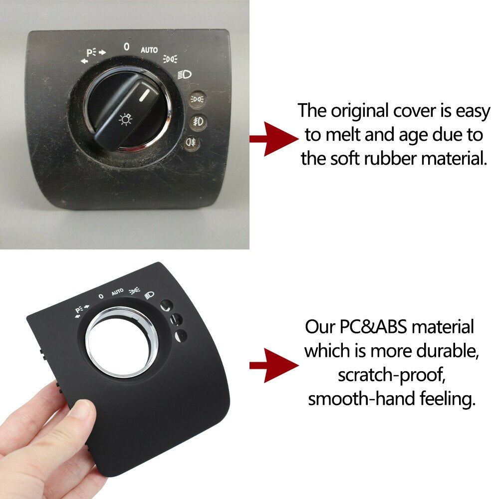 RHD Right Front Head Lamp Headlight Switch Button Cover Trim For Mercedes Benz W164 ML GL 300 350 450 500 2005-2011 - KiwisLove