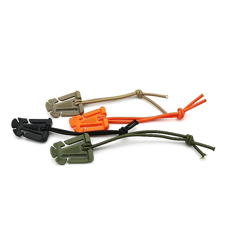 New Molle Web Dominators with Elastic String Durable Tactical Strap Management Tool Backpack Accessories Multipurpose Fastener - KiwisLove