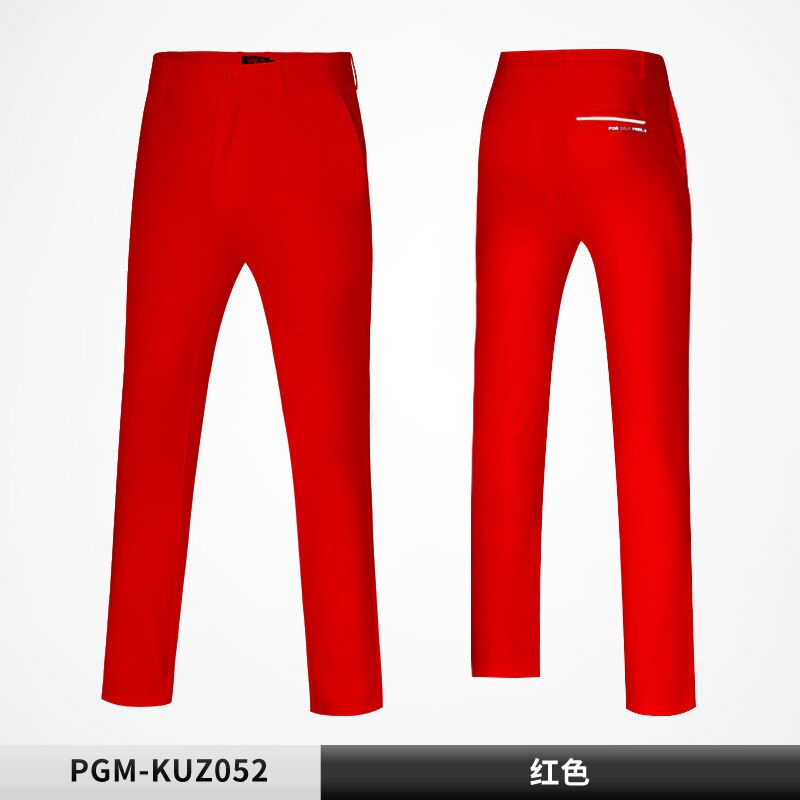PGM Golf Tennis Men's Long Slim Trousers Spring Autumn High Elastic Sports Wear-resistant Shorts Comfortable Soft Dry KUZ052 - KiwisLove