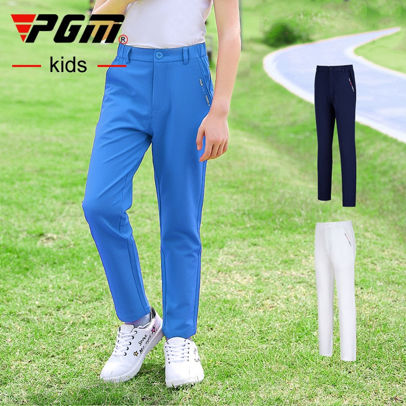 PGM Boy&#39;s Golf Pants Spring Autumn Quick Dry Sweatpants Children&#39;s Casual Trousers KUZ120