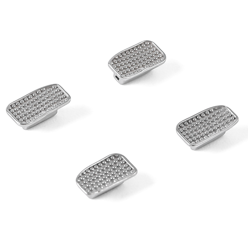 4Pcs/Set  20Sets=80Pcs AZDENT Dental Orthodontic Buccal Tubes 1st Molar Bondable Monoblock Non-Convertible Single Roth MBT 0.022 - KiwisLove