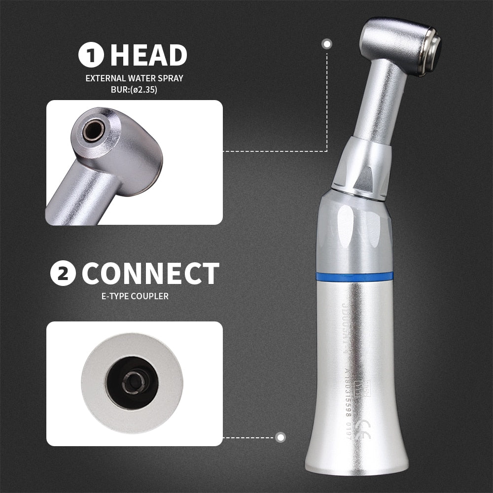 Dental Handpiece Low Speed Push Button Contra Angle 22000-27000 Rpm Newest Press Bending Machine - KiwisLove