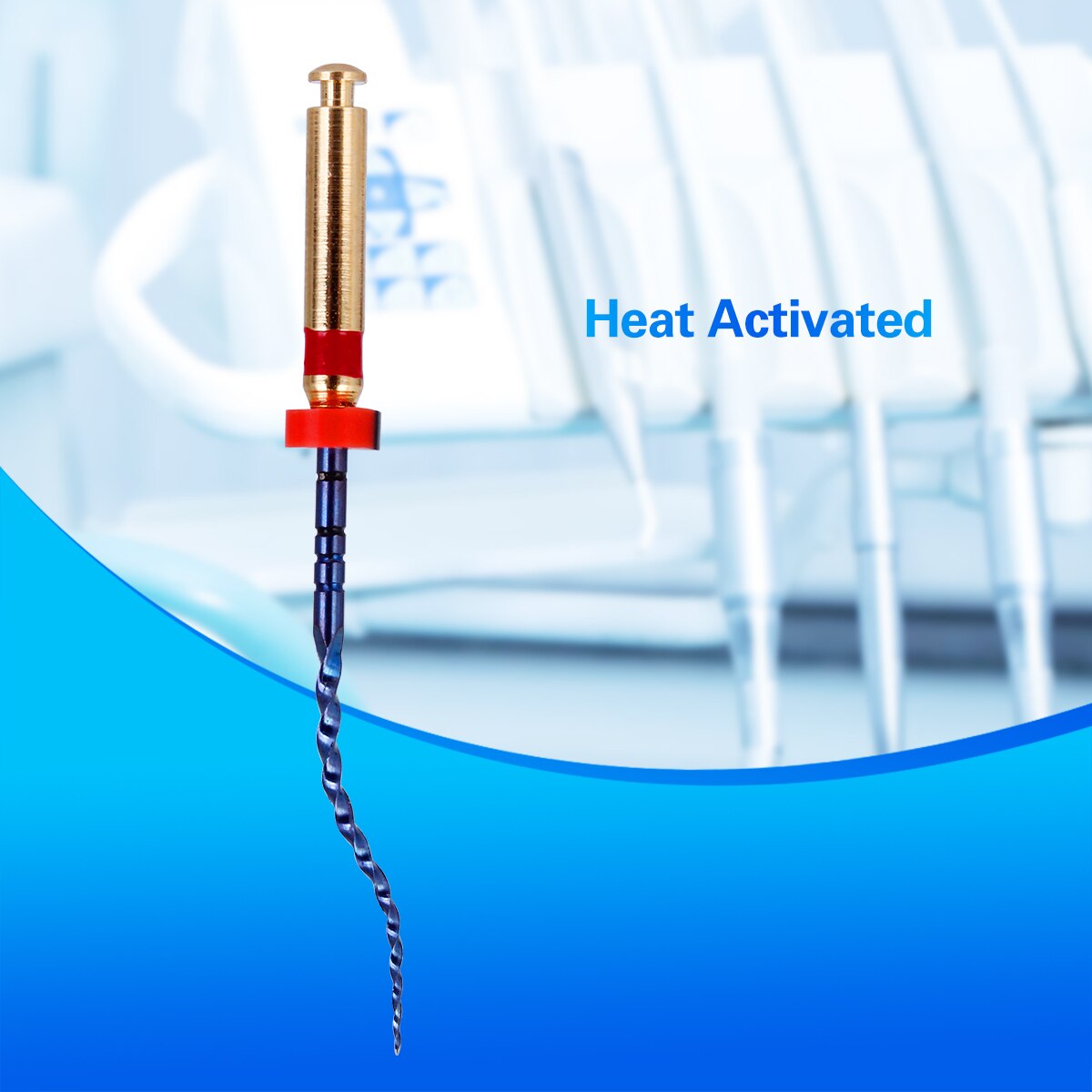 Azdent 6pcs/Pack 25mm SX Dental Files Root Canal Rotary Heat Activated Files 25mm - KiwisLove