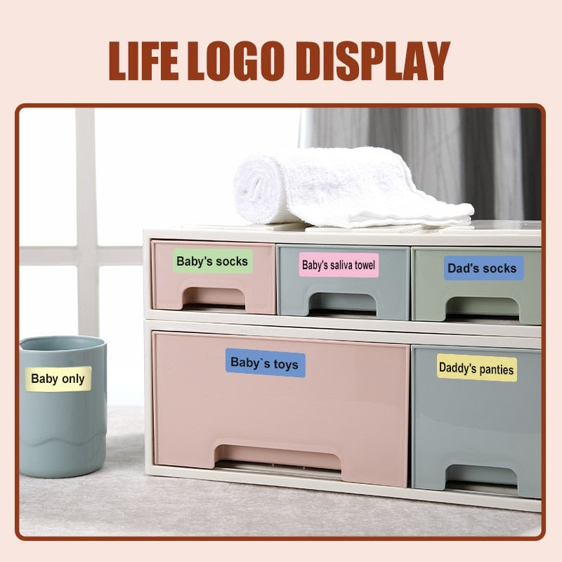 Niimbot D11 D110 D101 Mini Thermal Label Printer Paper Waterproof Anti-Oil Printing Label No Glue Scratch-Resistant Tape Sticker - KiwisLove